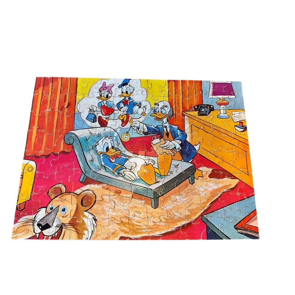 Vintage‎ Walt Disney Picture Puzzle Jaymar Dr Von Drake 100 Pieces MCMLXII